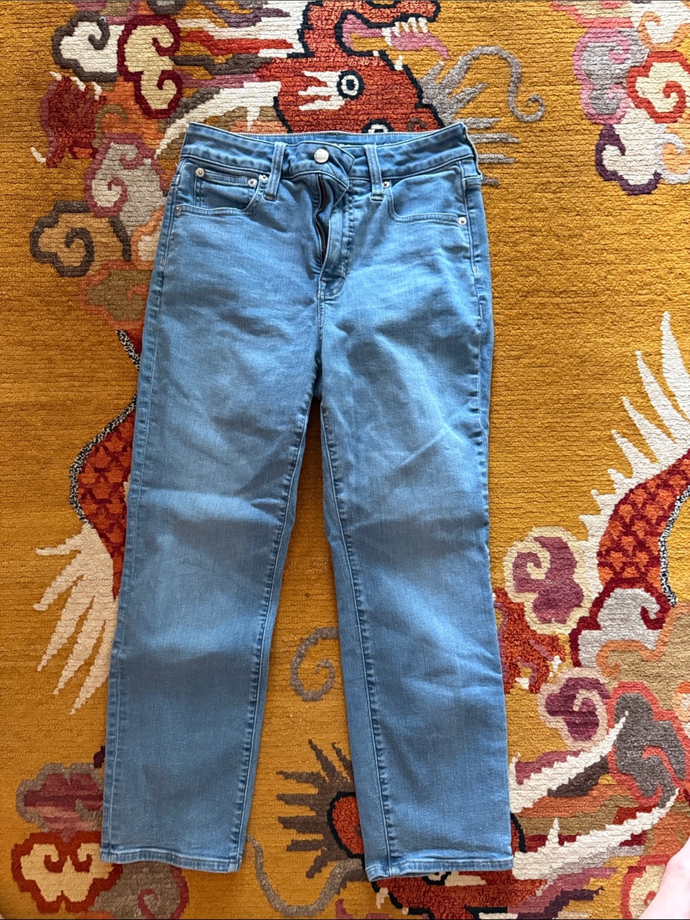 Jcrew 27 Light Blue Women’s Straight-Leg Jeans crop